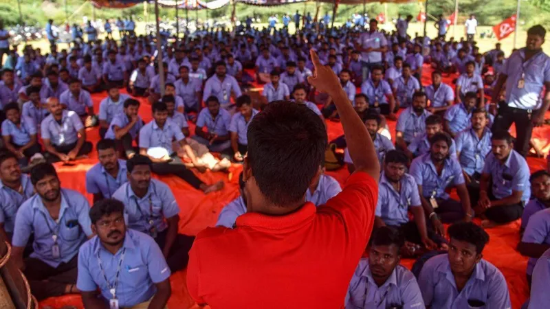 Samsung Workers Strike in India