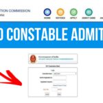 SSC GD Constable Admit Card