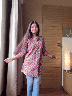 Multi colour Casual Indo-Western Fusion