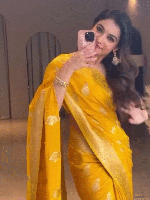 Sunshine Gold Banarasi Saree