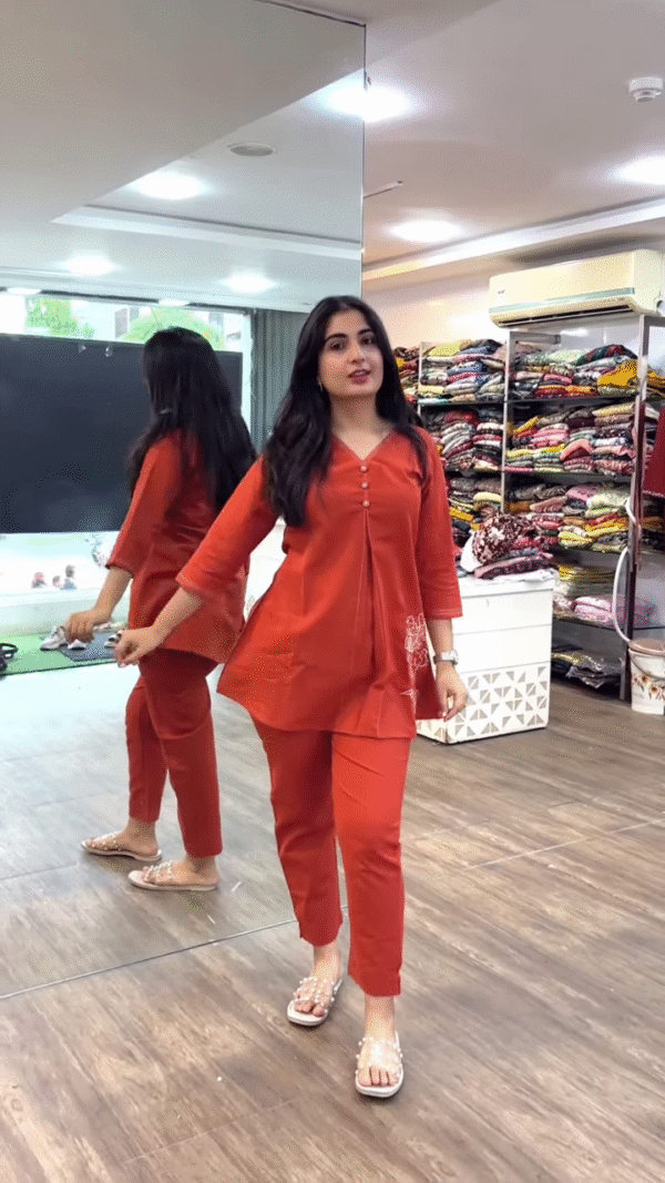 Stylish Cotton Co-Ord Set for Women – Comfortable Daily Wear in 5 Elegant Color Options - Image 6