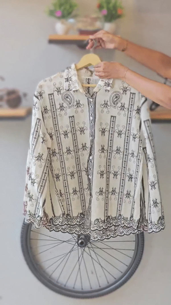 Elegant Printed Cotton Shirt – Classic Design with 4 Timeless Color Options