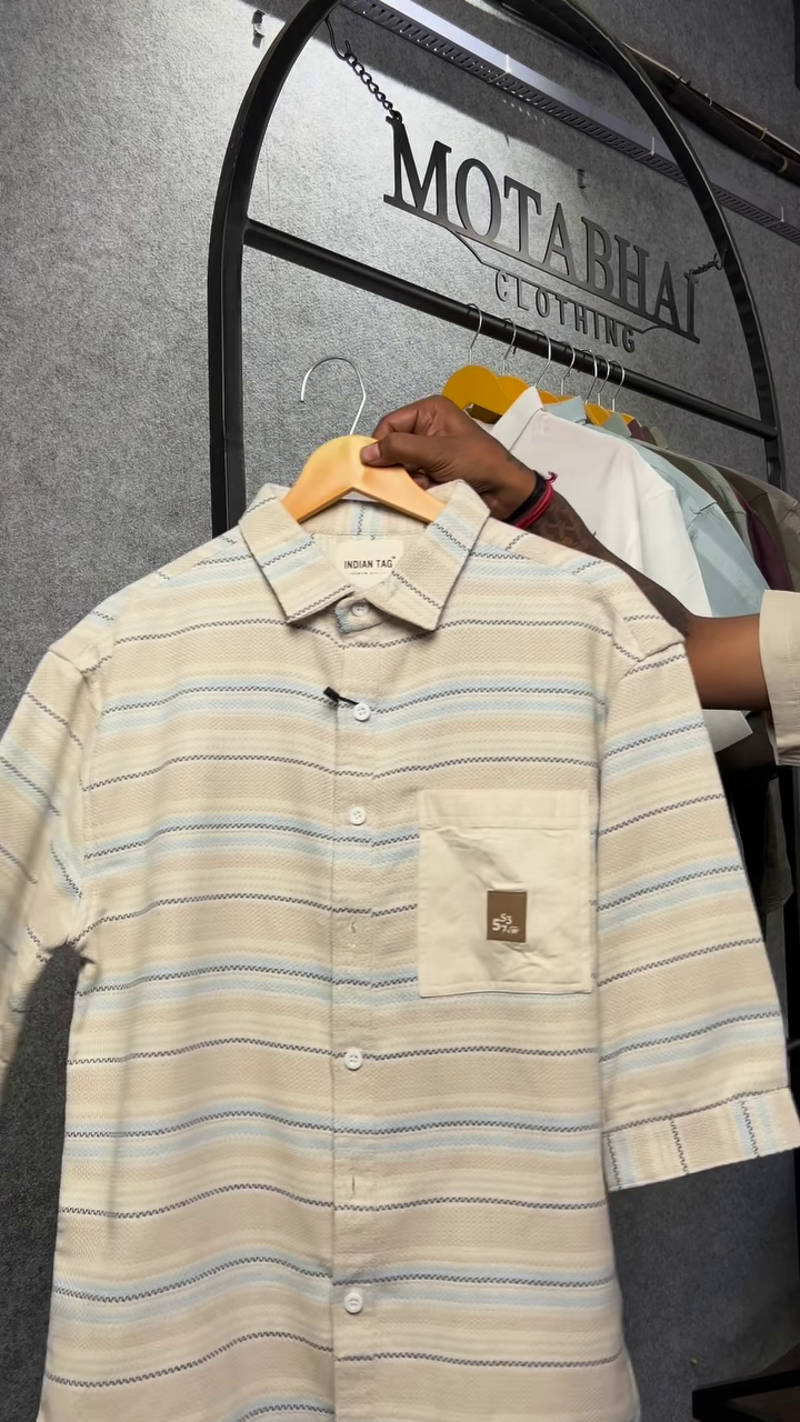 Casual Cotton Shirt – Unique Bird Embroidery - Image 8