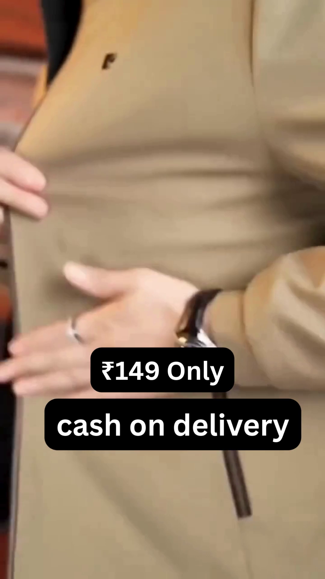 Men’s Smart Casual Zipper Jacket – Premium Look at ₹149 | Cash on Delivery - Image 3