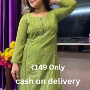 Elegant Green Ethnic Suit Set – Graceful Style at ₹149 | Cash on Delivery
