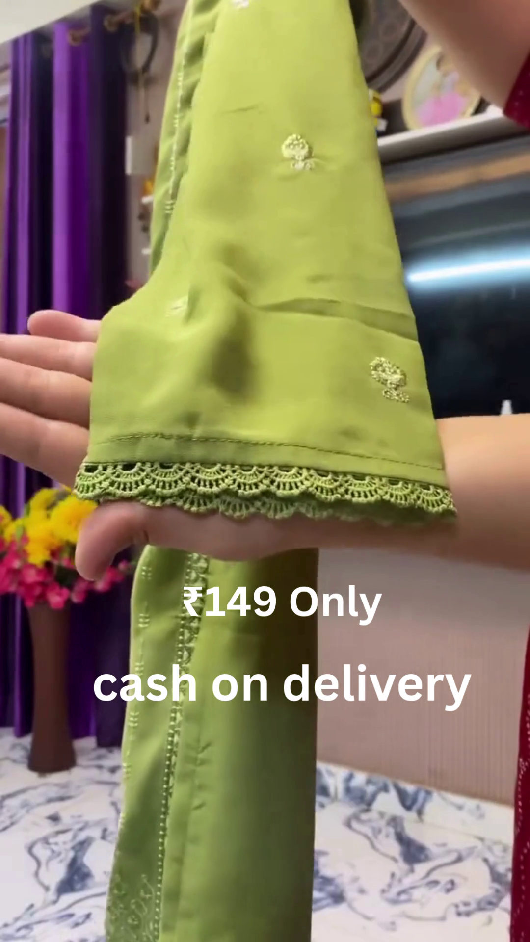 Elegant Green Ethnic Suit Set – Graceful Style at ₹149 | Cash on Delivery - Image 9