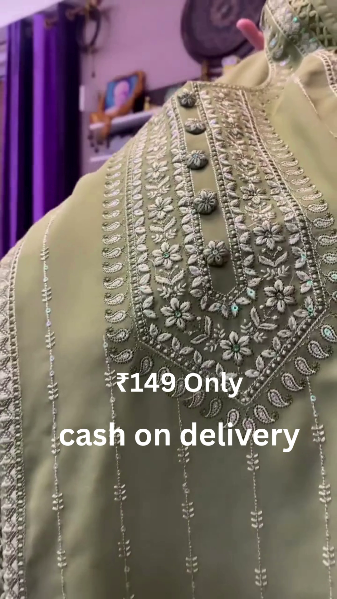 Elegant Green Ethnic Suit Set – Graceful Style at ₹149 | Cash on Delivery - Image 6