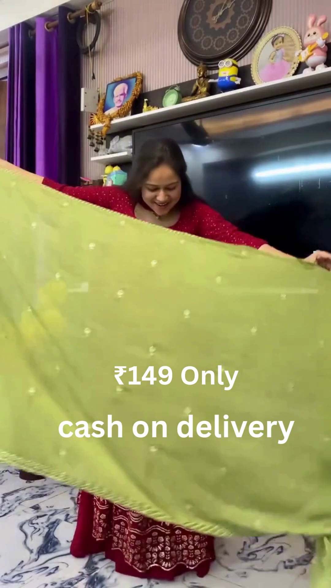 Elegant Green Ethnic Suit Set – Graceful Style at ₹149 | Cash on Delivery - Image 4